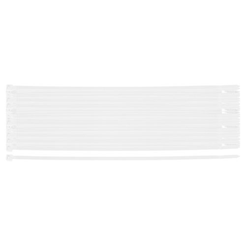 Kábelkötegelő, gyorskötöző, EXTREME, UV álló, fehér, 4,8x300mm, 100db/cs
