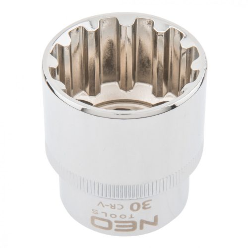 Dugókulcs 30mm, 1/2", SPLINE