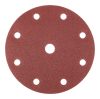 Csiszolókorong tépőzáras 150mm, P80, 9 lyukkal, 5db, 04-721-hez