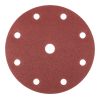 Csiszolókorong tépőzáras 150mm, P120, 9 lyukkal, 5db, 04-721-hez