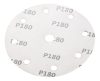 Csiszolókorong tépőzáras 150mm, P180, 9 lyukkal, 5db, 04-721-hez