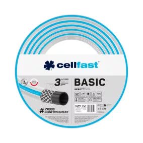 CELLFAST Locsolótömlő 3 rétegű BASIC 1/2" 50 m