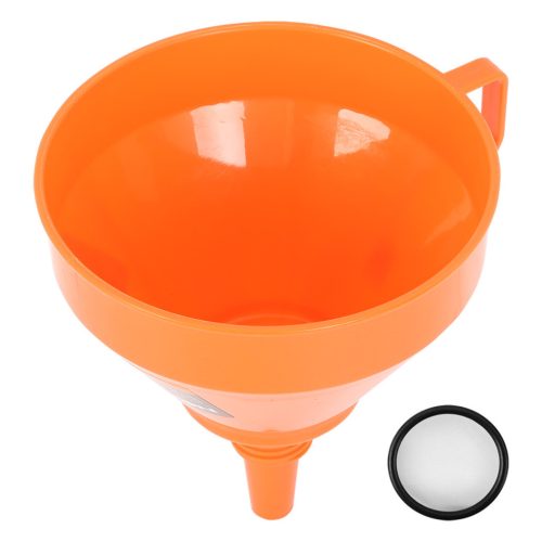 Tölcsér 160 mm, 1,2L, egyenes kifolyóval, polietilén