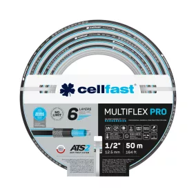   CELLFAST Locsolótömlő 6 rétegű MULTIFLEX ATSV 1/2" 50 m