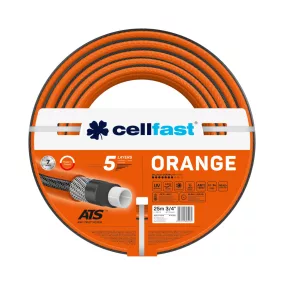 CELLFAST Locsolótömlő 5 rétegű ORANGE 3/4" 25 m