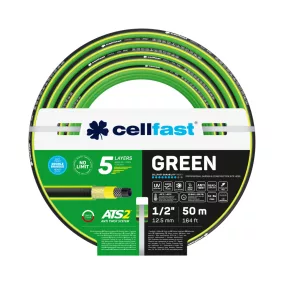 CELLFAST Locsolótömlő 5 rétegű GREEN 1/2" 50 m