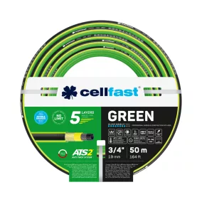 CELLFAST Locsolótömlő 5 rétegű GREEN 3/4" 50 m