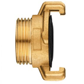   Réz gyorscsatlakozó, külső menetes, körmös, bajonett záras 1"