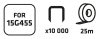 Növénykötöző szalag + kapocs készlet 25m szalag + 10,000 kapocs, 15G455-höz