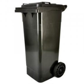 Háztartási kuka 80 L szürke (kerekes)