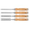 Favéső készlet 6, 12, 18, 24 mm, 4 db-os fa nyéllel