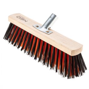   Térkő-, beton-, járdaseprű 30 cm, fém nyélbefogó, Profi kivitel.