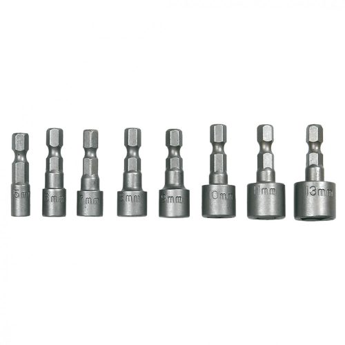 Csavarbehajtó készlet 1/4", 5-13mm