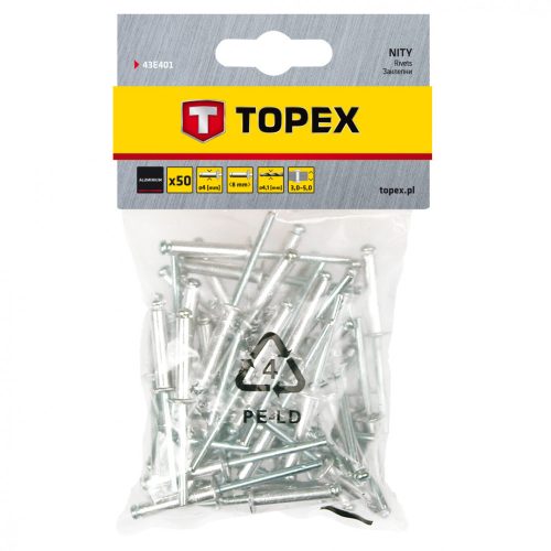 Popszegecs 4.0x8 50 db.