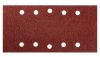Csiszolópapír tépőzáras 115 x 230 mm, K40, 5 db, lyukas,