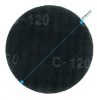 Gipszcsiszoló rács tépőzárral 180mm, k120, 5db csiszolóhoz 59g263