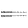 Csigafúró, 1/4" hatszög szárral, HSS DIN 338, 3mm, 2db/cs
