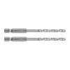 Csigafúró, 1/4" hatszög szárral, HSS DIN 338, 4mm, 2db/cs