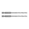 Csigafúró, 1/4" hatszög szárral, HSS DIN 338, 4,2mm, 2db/cs