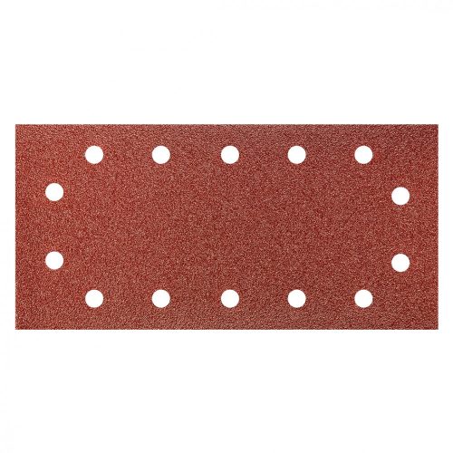 Csiszolópapír 5db, tépőzáras, 115x230mm, K60, lyukas