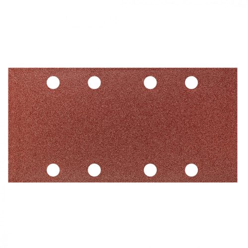Csiszolópapír 5db, tépőzáras 93x185mm, K100, lyukas