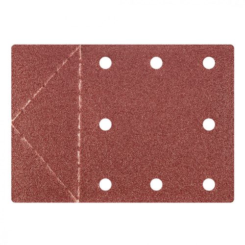 Csiszolópapír 3db, tépőzáras, K80, 115x160mm