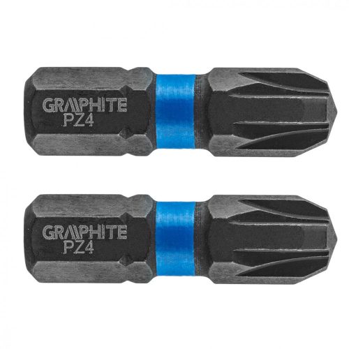 Torziós ütvecsavarozó bit PZ4x25mm, 2db.