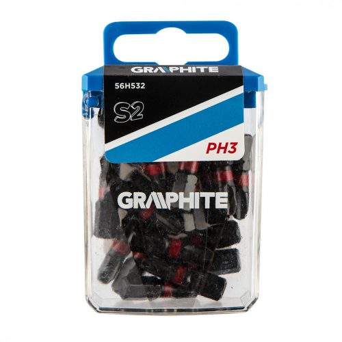 Torziós ütvecsavarozó bit PH3x25mm, 20db.