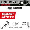 Akkumulátor 8Ah, Energy+ egyakkus rendszerhez, 18V, BOOST UP