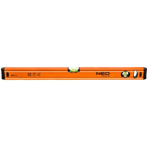 Vízmérték 60 cm, 2 libella, 1 mart talp