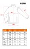 Munkadzseki karcsúsított(slim fit), 60% pamut, 37% polyester, 3% elastane, 285 g/m2, L