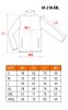 Munkadzseki karcsúsított(slim fit), 60% pamut, 37% polyester, 3% elastane, 285 g/m2,XXL