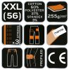 Munkanadrág, terepmintás, camo, camo urban, 60% pamut, 37% poliészter, 3% elasztán, xxl