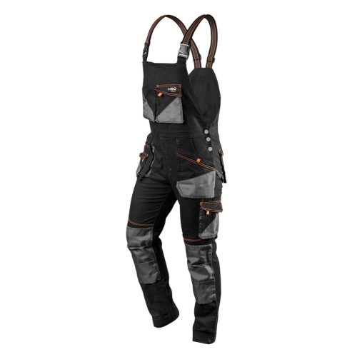 Kantáros munkanadrág karcsúsított(slim fit), 60% pamut, 37% polyester, 3% elastane, 285 g/m2, L.