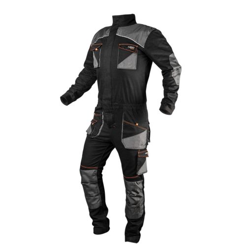 Overall karcsúsított(slim fit), 60% pamut, 37% polyester, 3% elastane, 285 g/m2, M