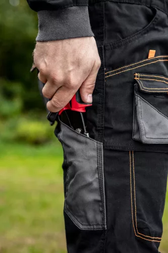 Overall karcsúsított(slim fit), 60% pamut, 37% polyester, 3% elastane, 285 g/m2,XXL