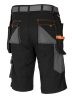 Rövid munkanadrág karcsúsított(slim fit), 60% pamut, 37% polyester, 3% elastane, 285 g/m2, övvel, M