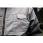 Munkakabát, BASIC, L/54, 35% pamut, 65% polyester, Többfunkciós zsebek, gumírozott derék, CE EN341