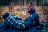 Flanel ing, piros-fekete-fehér, 100% pamut,XL