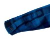Flanel ing, tengerészkék-fekete, 100% pamut, XL