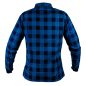 Flanel ing, tengerészkék-fekete, 100% pamut, XXL