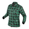 Flanel ing, zöld-fekete, 100% pamut, L