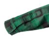 Flanel ing, zöld-fekete, 100% pamut, L