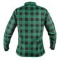 Flanel ing, zöld-fekete, 100% pamut, M