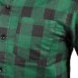 Flanel ing, zöld-fekete, 100% pamut, XXL