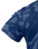 Póló, tengerészkék terepmintás, Camo, Navy 100% pamut,XL