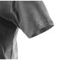 Póló feliratos, szürke, 100% pamut, 180g/m2, M