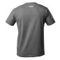 Póló feliratos, szürke, 100% pamut, 180g/m2, XXL