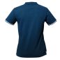 Póló, galléros, kék, 100% pamut, 200g/m2,XXL
