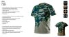 Póló terepmintás, olíva, 100% pamut, 180g/m2, L
